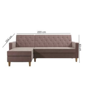 Alfred L-Shaped minimalist Sofa