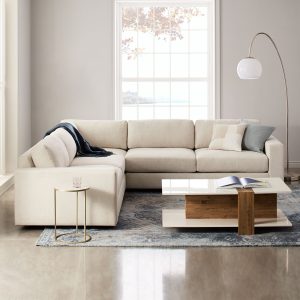 Alya L-Shaped Corner Sofa shop minimalist sofa from behome furniture