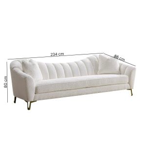 Selby 3-Seater Curved Sofa