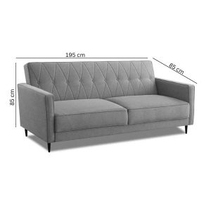 Skipton 3 seater button tufted sofa