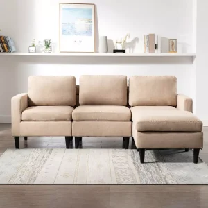 donzy comfortable L shaped sofa