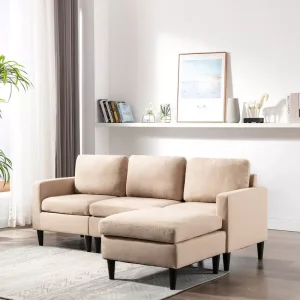 donzy comfortable L shaped sofa