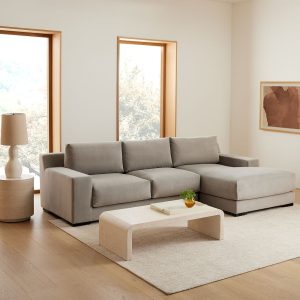 milan L shaped modern sofa