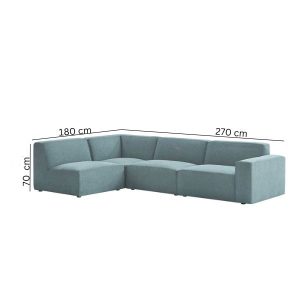 Sara L-Shaped modern sofa