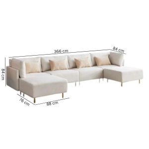 Chandler U-Shaped Modular Sectional Sofa - best U shape sofa in dubai, UAE