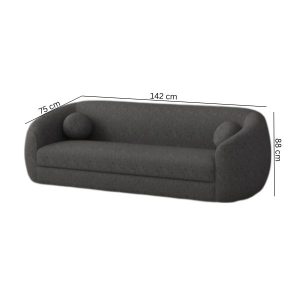 Charlotte 3-Seater Trendy Sofa - shop modern minimalist sofa from our online store