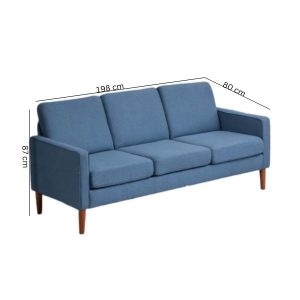 Davis 3-Seater Minimalist Sofa - Buy affordable furniture from us