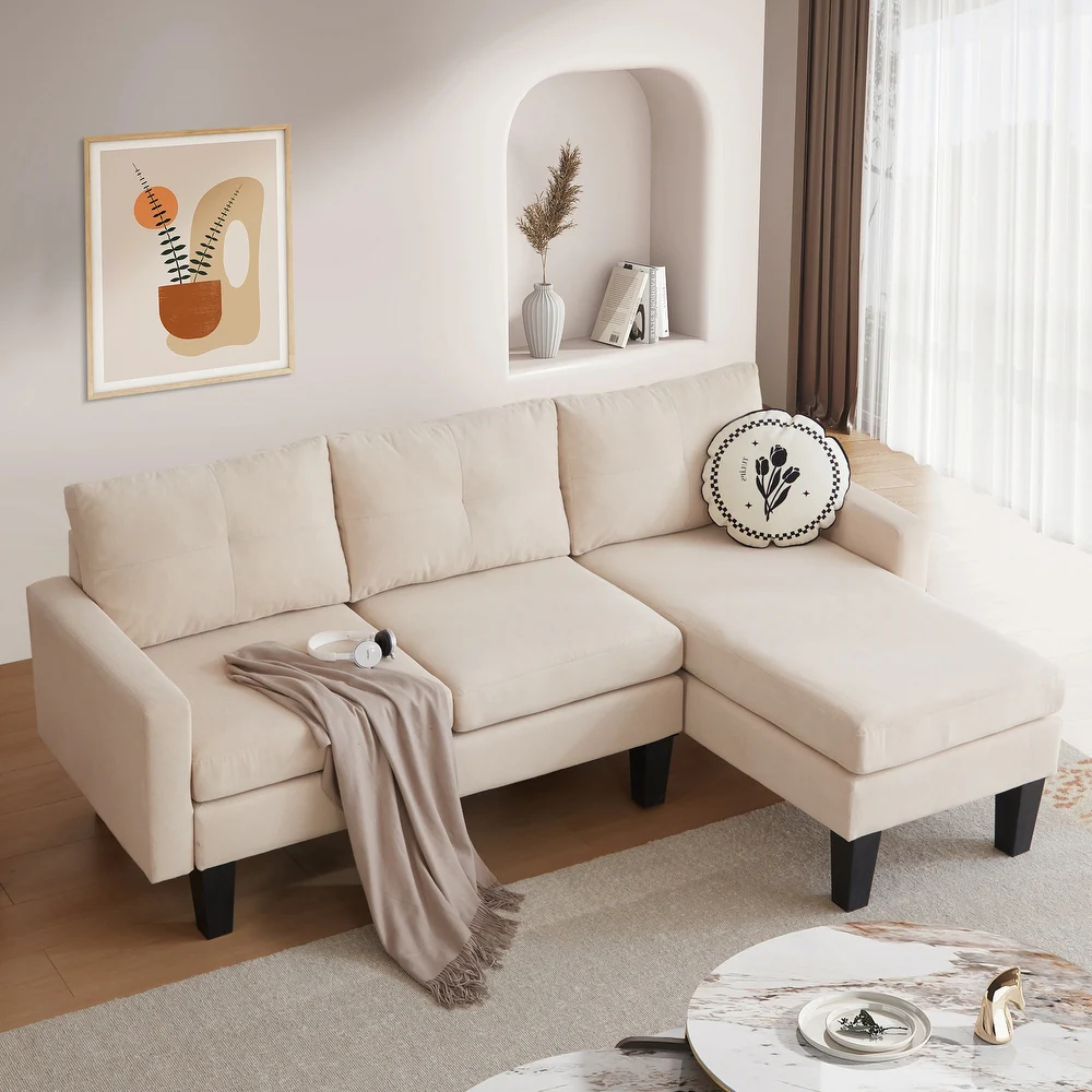 Ontario L-Shaped Minimalist Sofa - buy affordable sofa from us