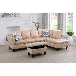 Rehan L-Shaped Sectional Sofa