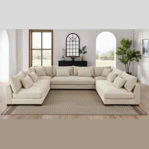 Ventura U-Shaped Sectional living room sofa - affordable furniture store