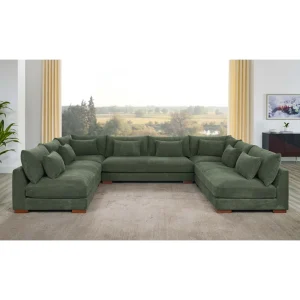 Ventura U-Shaped Sectional living room sofa - affordable furniture store