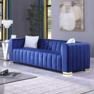 Victoria Velvet Chesterfield 3-Seater Sofa Couch - Buy affordable sofa in Dubai