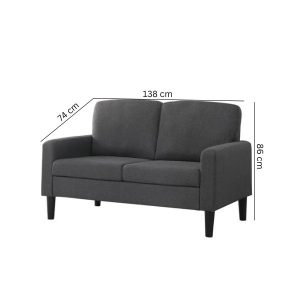 Zion 2-Seater loveseat sofa - best sofa shop