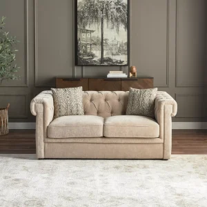 luxurious Farrah Chesterfield 2-Seater Sofa. buy chesterfield sofa from behome furniture