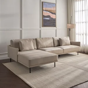 Mariam L-Shaped 4 seater corner sofa. buy minimalist sofa from behome furniture