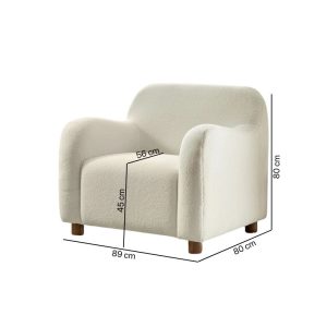 Peter Comfy minimalist armchair - buy sofa and armchair from behome furniture