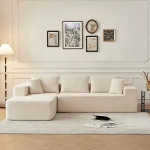 Alan L-Shaped Modular Minimalist Sofa for living room from behome furniture