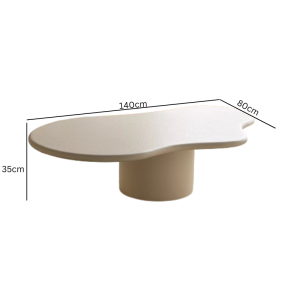 Aleema Cloud asymmetrical Coffee Table for living room