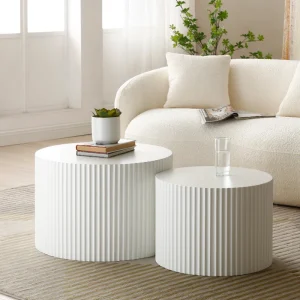 Basil Round Nesting Coffee Table - shop coffee table from behome furniture