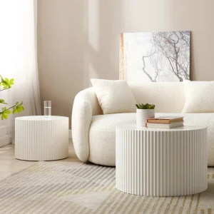 Basil Round Nesting Coffee Table - shop coffee table from behome furniture