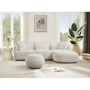 Lilly L-Shape Couch Sofa- modern living room furniture