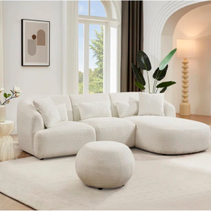 Lilly L-Shape Couch Sofa- modern living room furniture