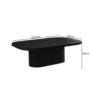 Rectangle-shaped coffee table for living room furniture from behome