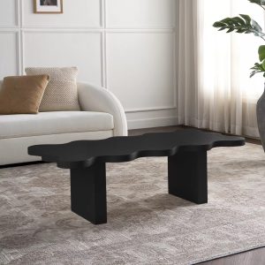 flower wavy design minimalist coffee table from behome