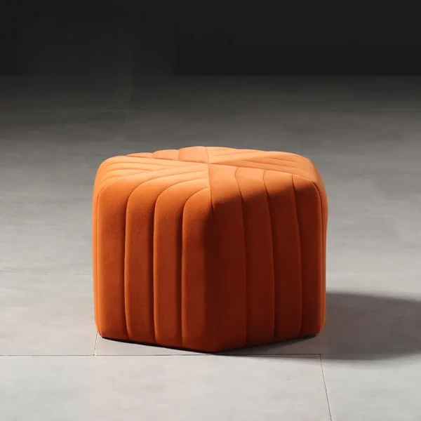 Amar Hexagonal Pouf Ottoman