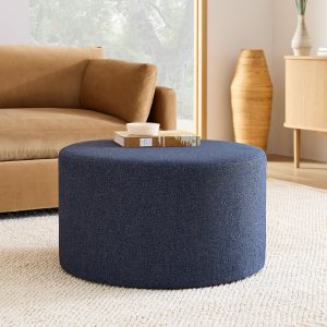 Emma Round Ottoman Shop minimalist pouf from behome