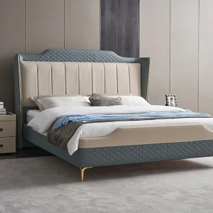 Zaid Bed and Nightstand, classic bedroom furniture set