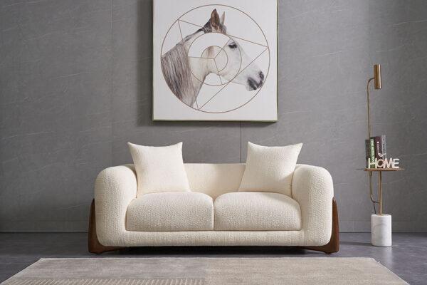 Alan 2 Seater Boucle Sofa