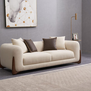 Alan 3+2+1 seater boucle fabric sofa