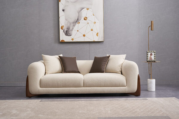 Alan 3 Seater Boucle Sofa