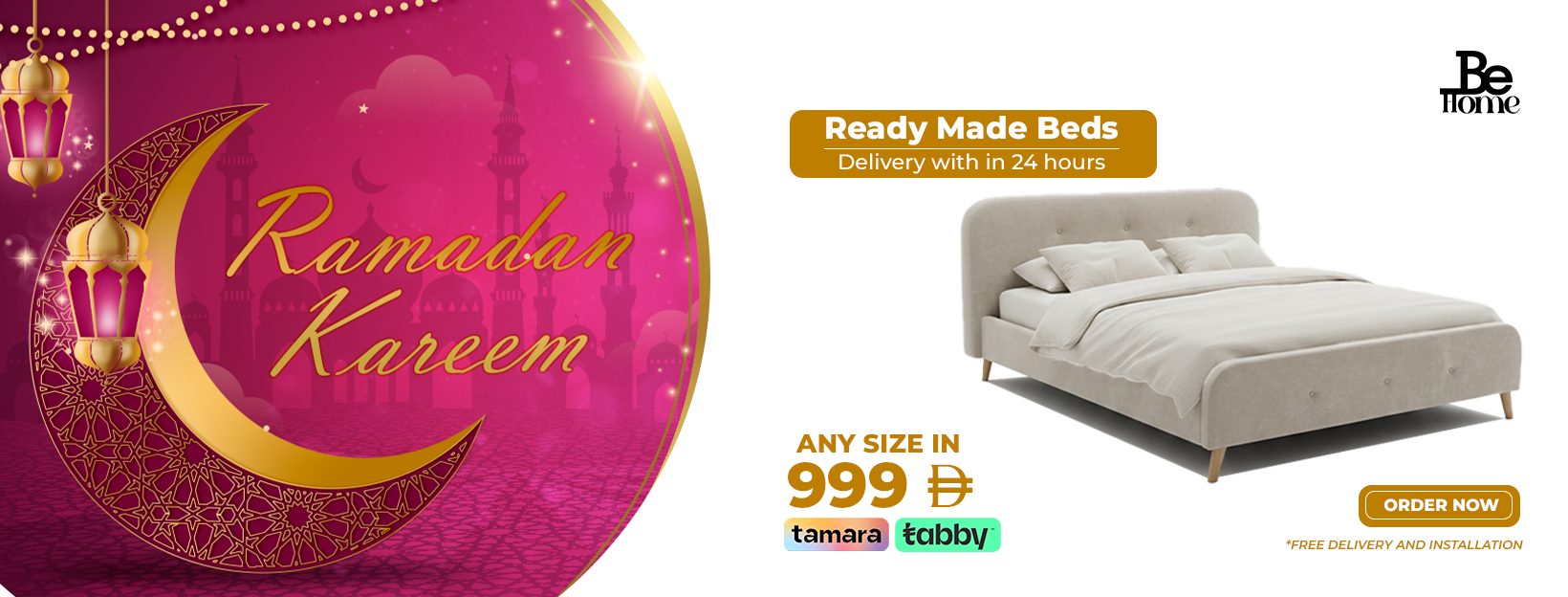 Any Size Bed Offer in 999 Banner